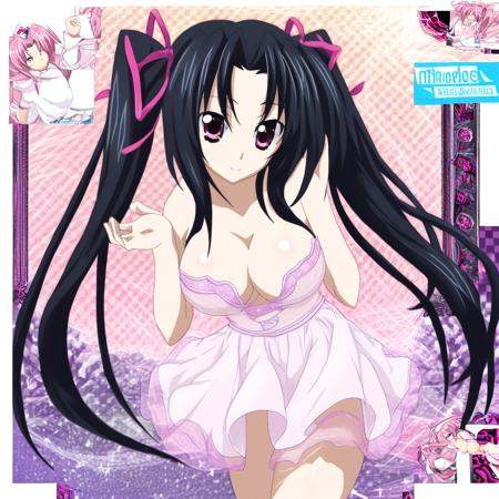 serafall leviathan,  black hair,  long hair on Tensor.Art