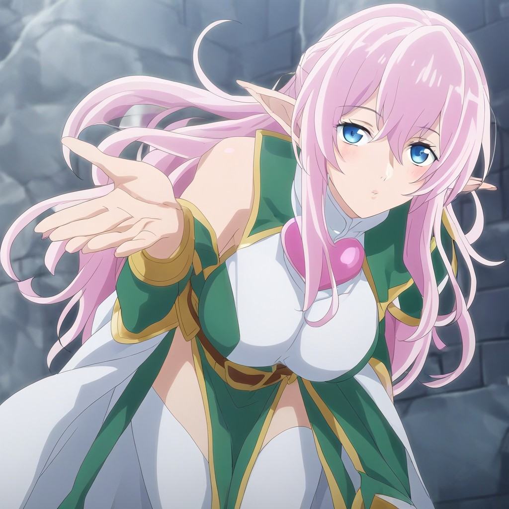 yarandrala \(banished\),  long hair,  pink hair on Tensor.Art
