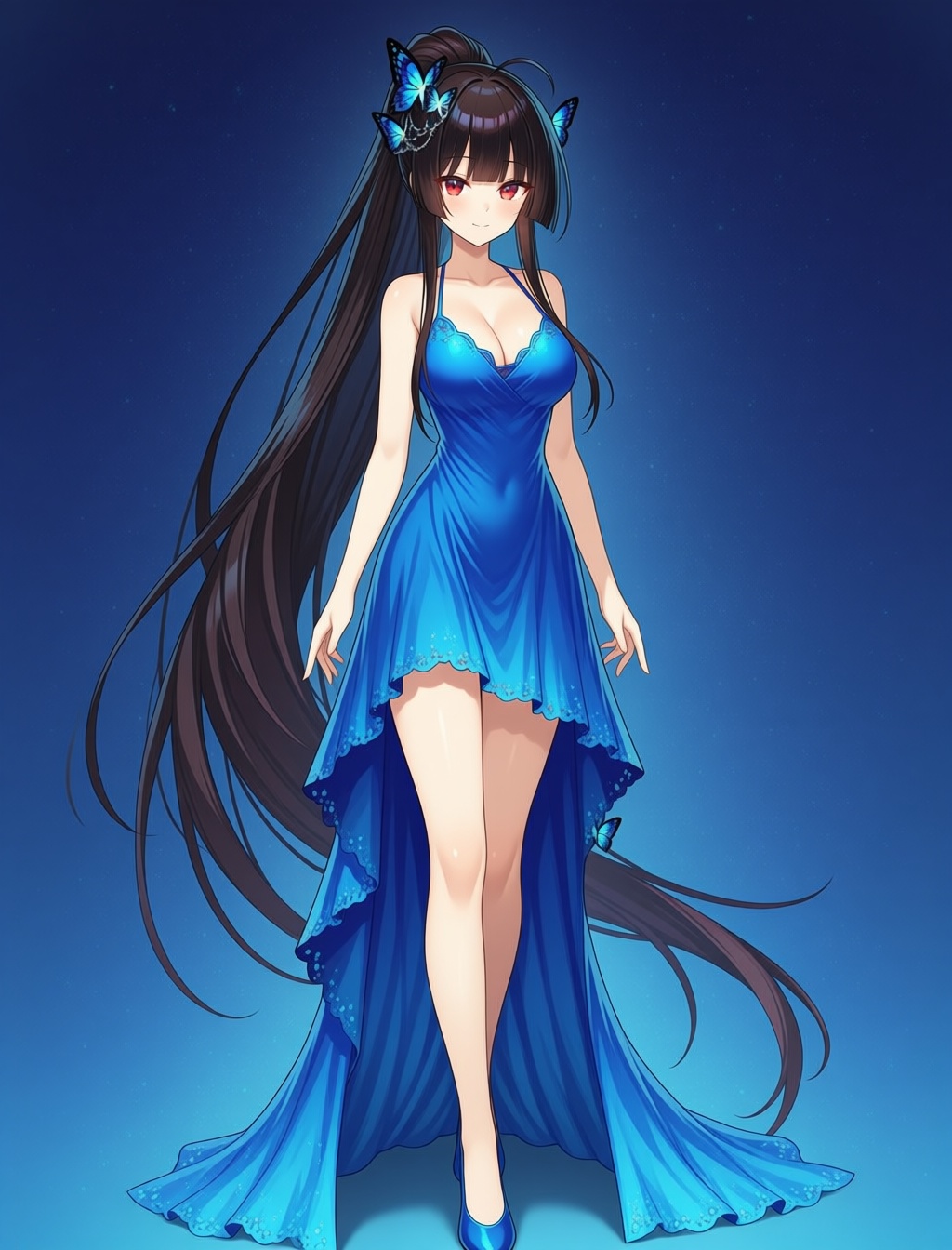 agano \(azur lane\),  1girl,  evening gown on Tensor.Art