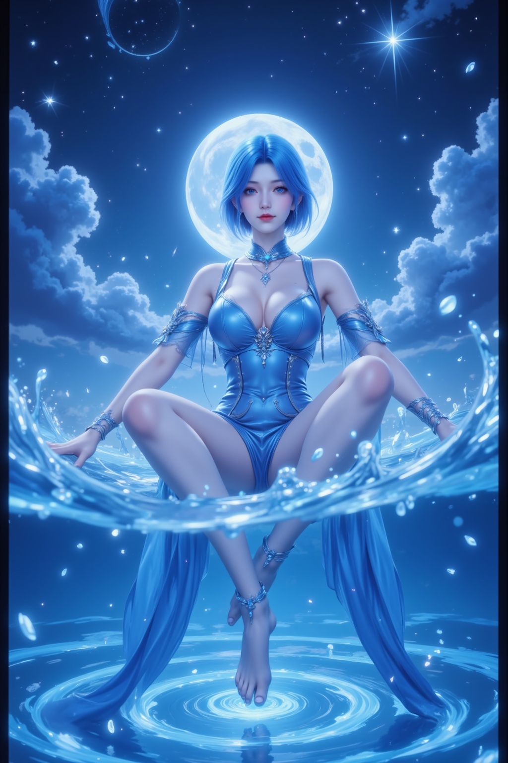 lvjing,  1girl,  water on Tensor.Art