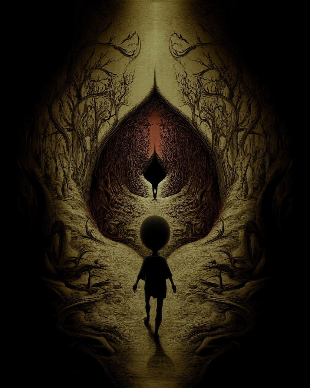 inside of the heart of someone damned,  someone with nothing to offer,  and full of sins on Tensor.Art