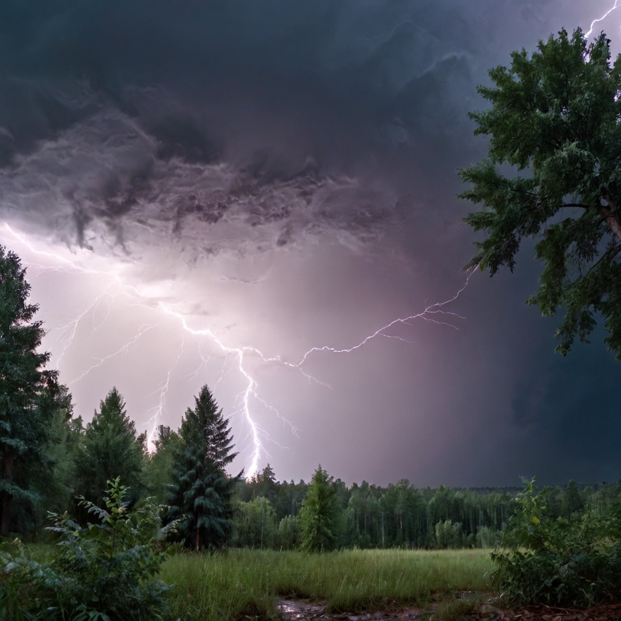 panorama photo,  night,  forest on Tensor.Art