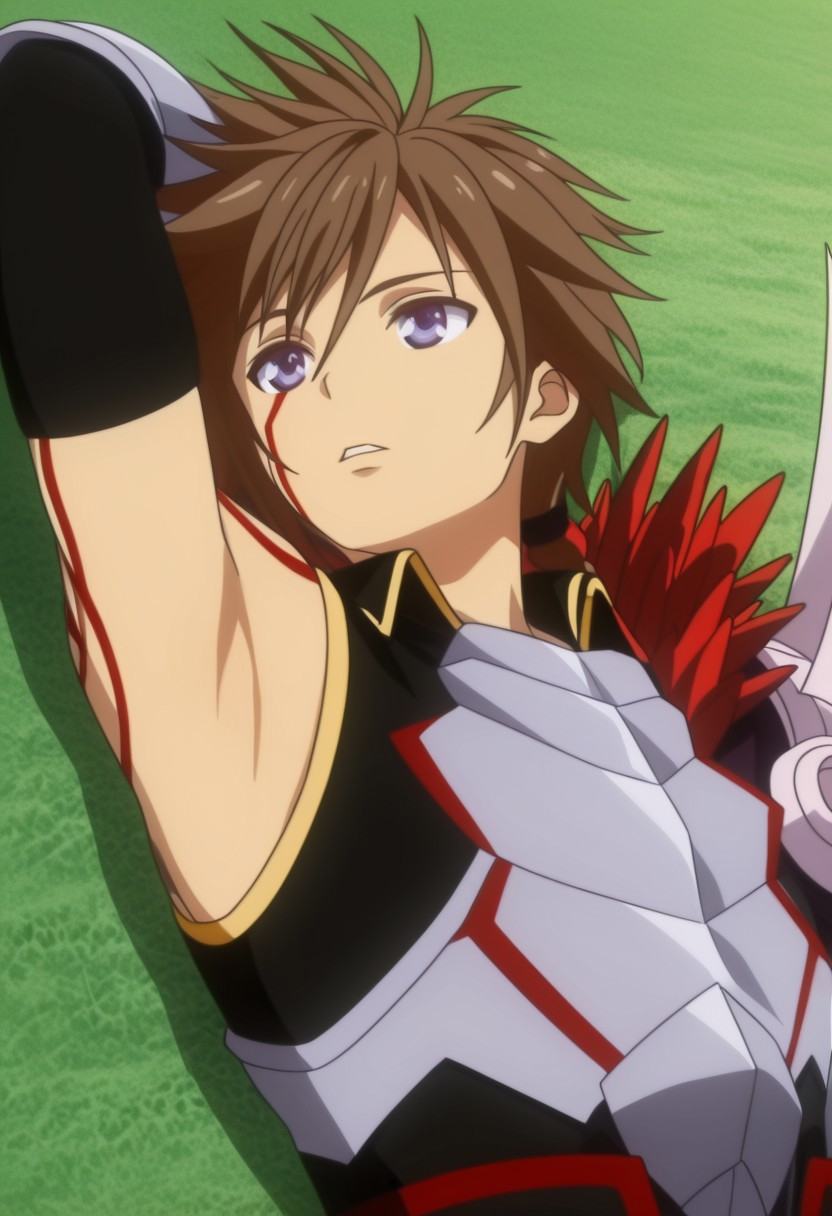 Anime,  solo male,  male focus on Tensor.Art