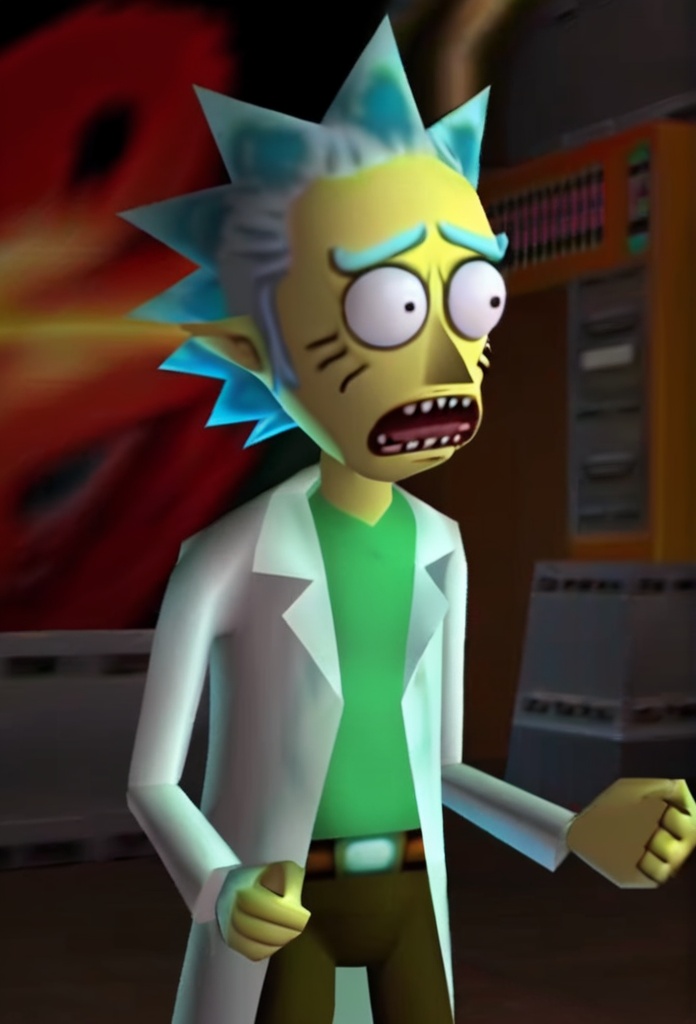 n64style,  ocarinaoftime,  rick sanchez from rick and morty on Tensor.Art