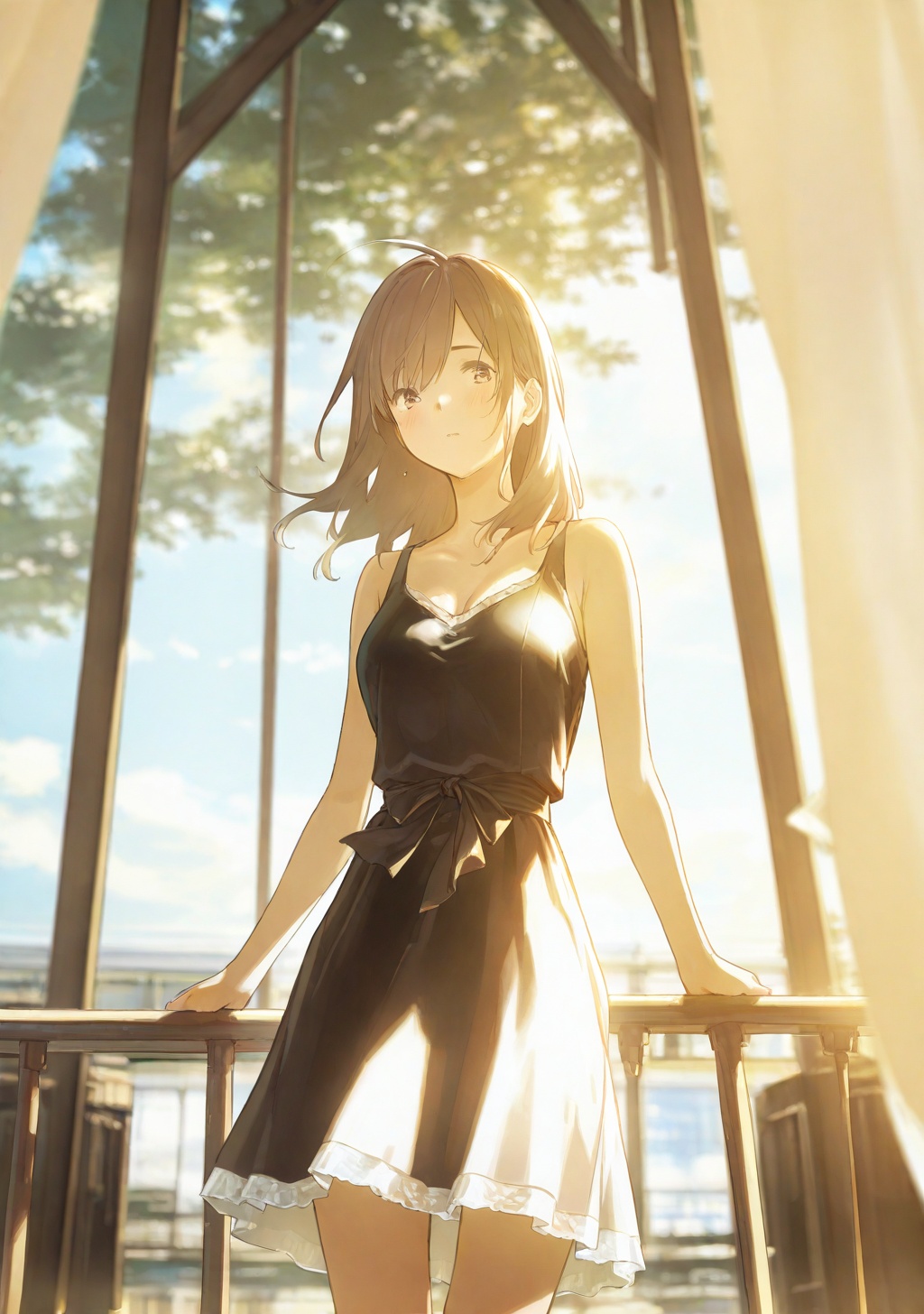 1girl,  sunlight,  masterpiece on Tensor.Art