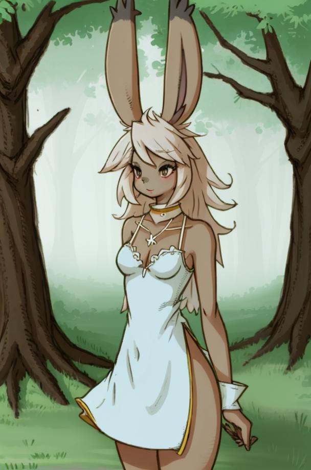 VieraCzar,  (viera,  dark skin on Tensor.Art