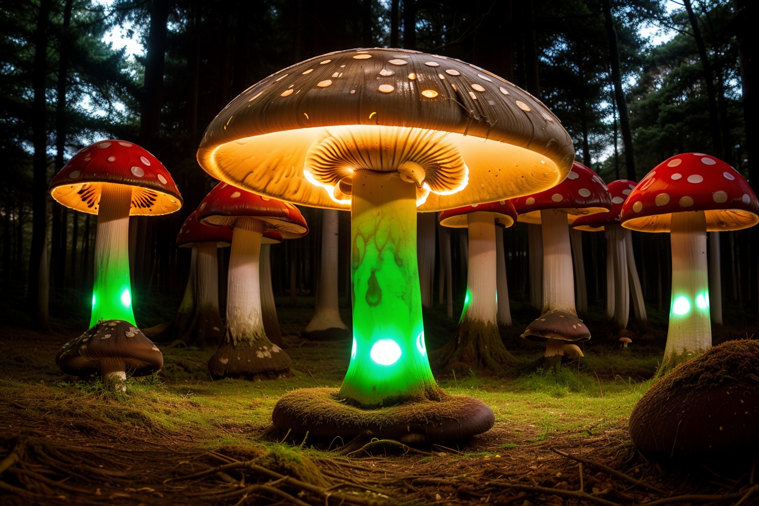alien forest on Tensor.Art