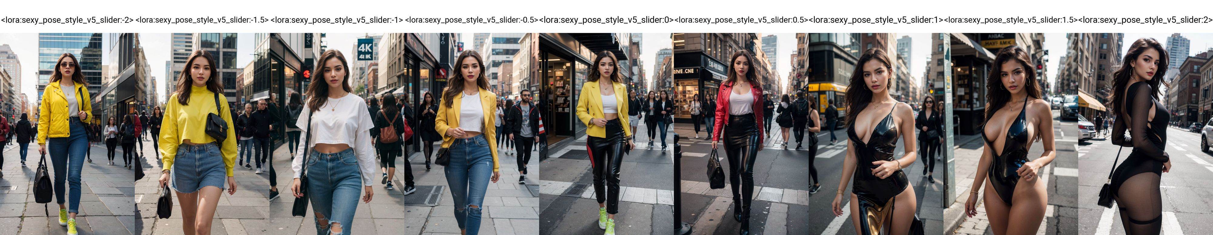 ultra-detailed,  woman,  street fashion on Tensor.Art