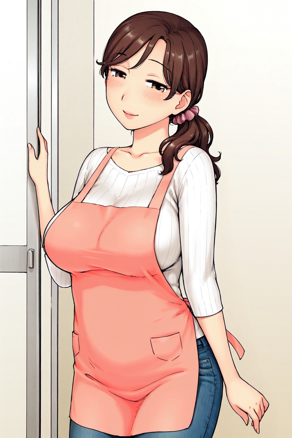 1girl,  solo,  large breasts on Tensor.Art
