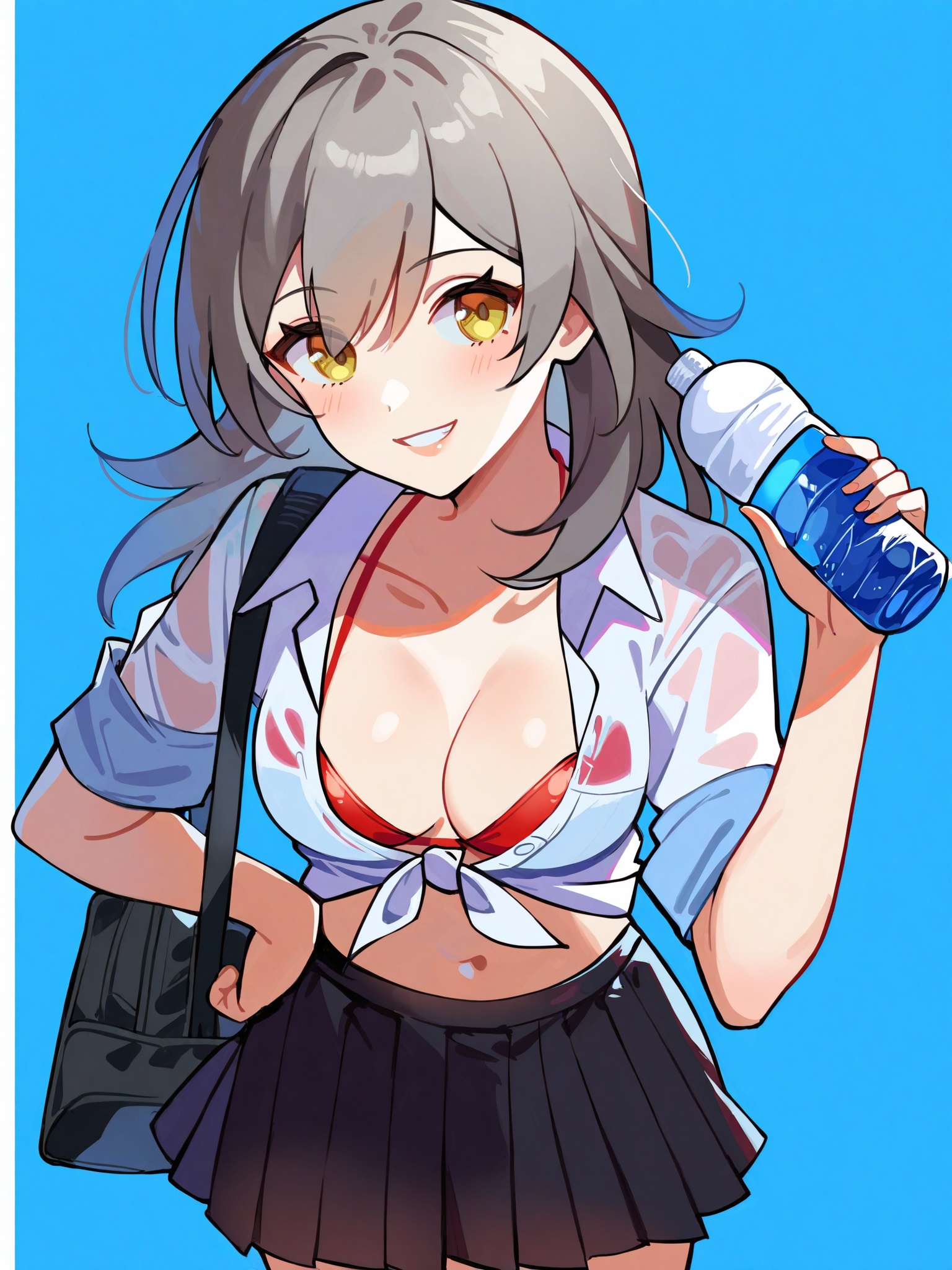 stelle,  1girl,  long gray hair on Tensor.Art