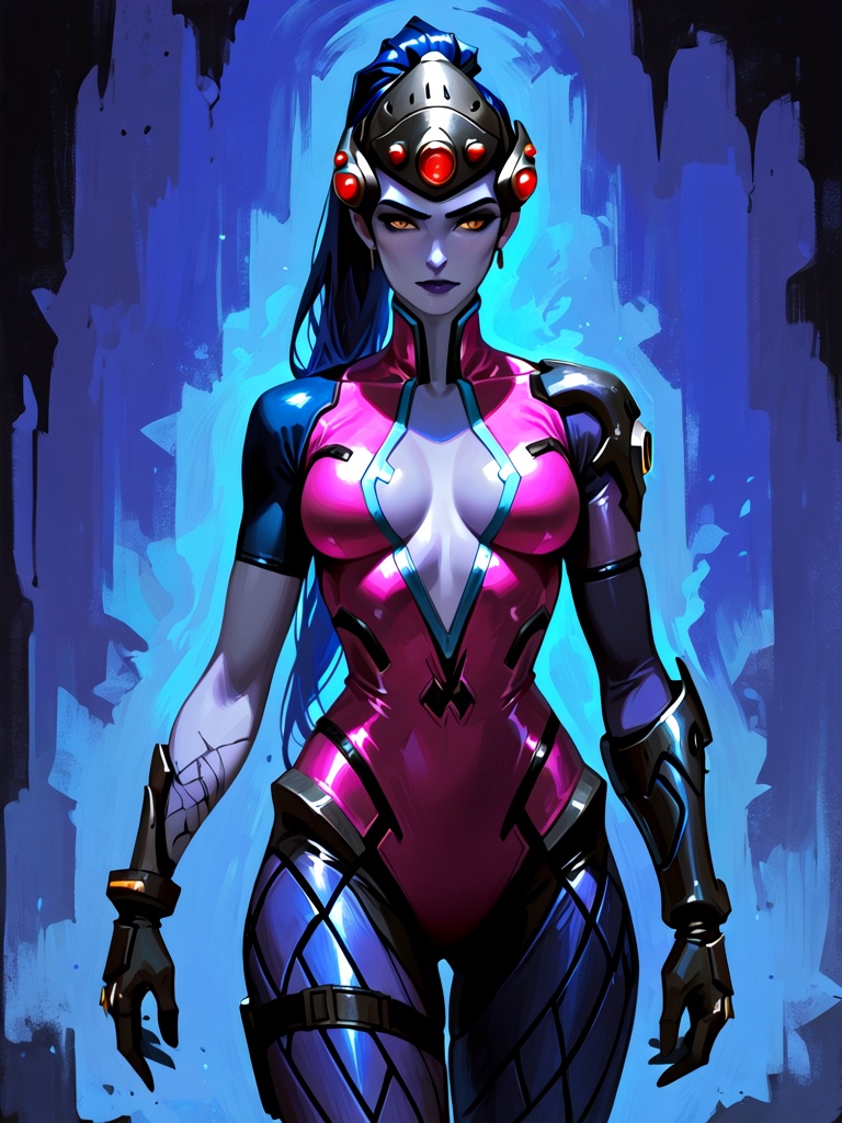 1girl,  widowmaker (overwatch),  general on Tensor.Art