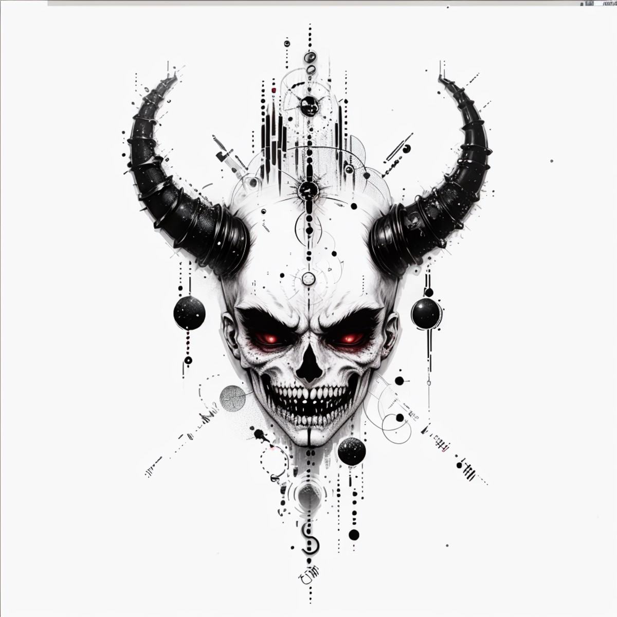 A demon in the style of b1nk on Tensor.Art