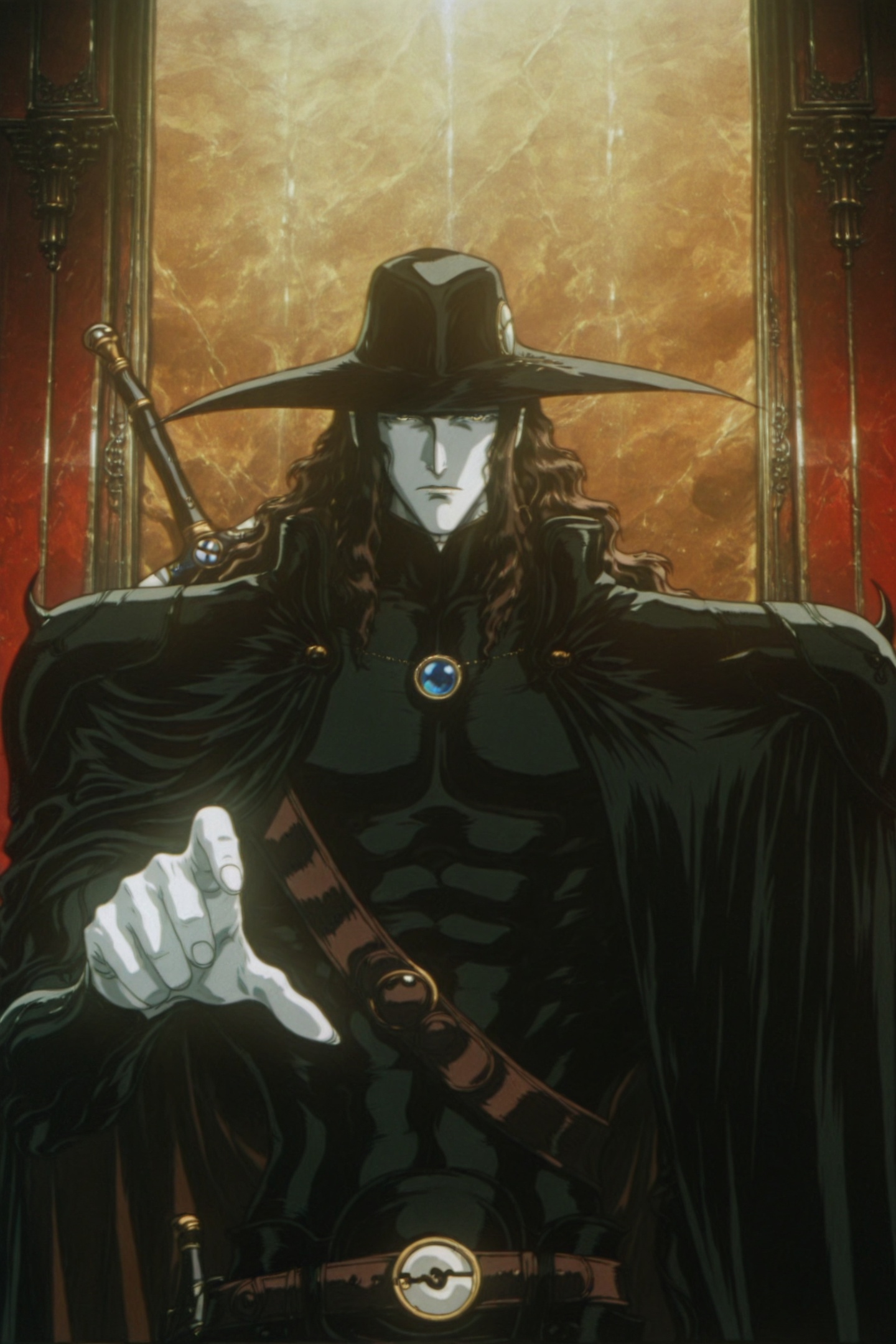 Vampire Hunter D Bloodlust Style,  D \(Vampire Hunter D\),  male focus on Tensor.Art