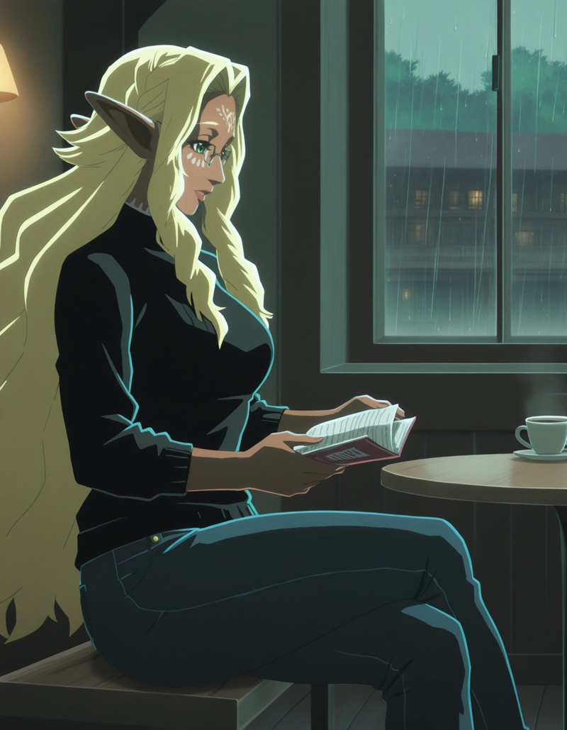 candid photo,  anime screencap,  anime coloring on Tensor.Art