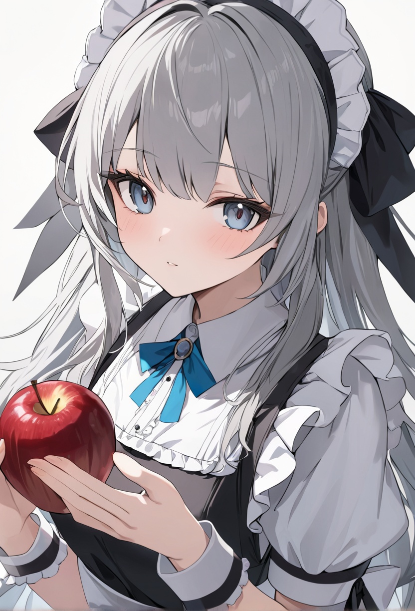 1girl,  solo,  Grey hair on Tensor.Art