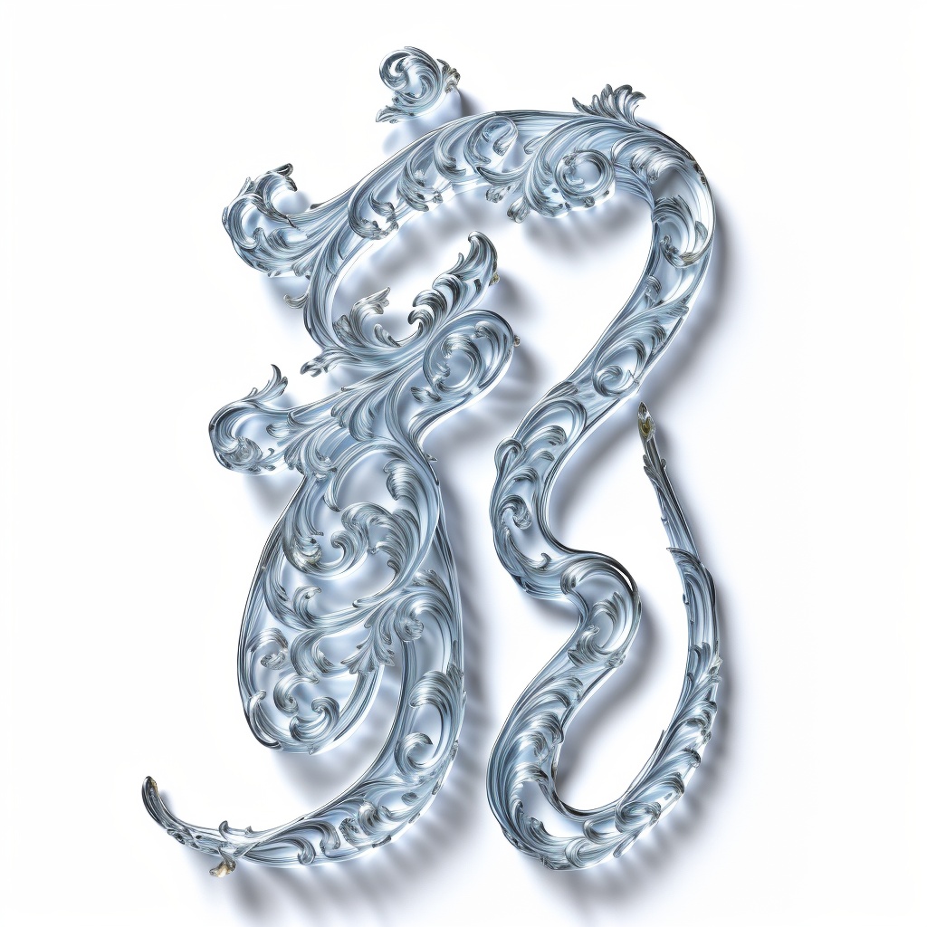 hjyglasstext3,blue,grave,pure glass,rococo style,winding vines,leaves,romantic,luxurious,symmetrical,delicate,intricate,scrolling,curvaceous,elegant,engravings,(white background:1.5),simple background,engravings,<lora:hjyglasstext3--000012:0.8>,