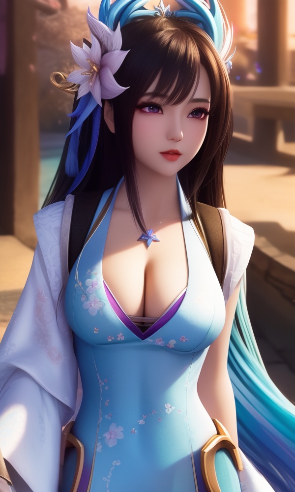 (,1girl, ,best quality, ),looking at viewer, <lora:411-DA-太一剑仙传-季师师:0.8> ,,ultra detailed background,ultra detailed background,ultra realistic 8k cg,, ,masterpiece, (( , )),ultra realistic 8k cg, ,    ,cleavage,,spirit blossom ahri,crying,,  looking at viewer,facing viewer,,  , ,(cleavage), (), 