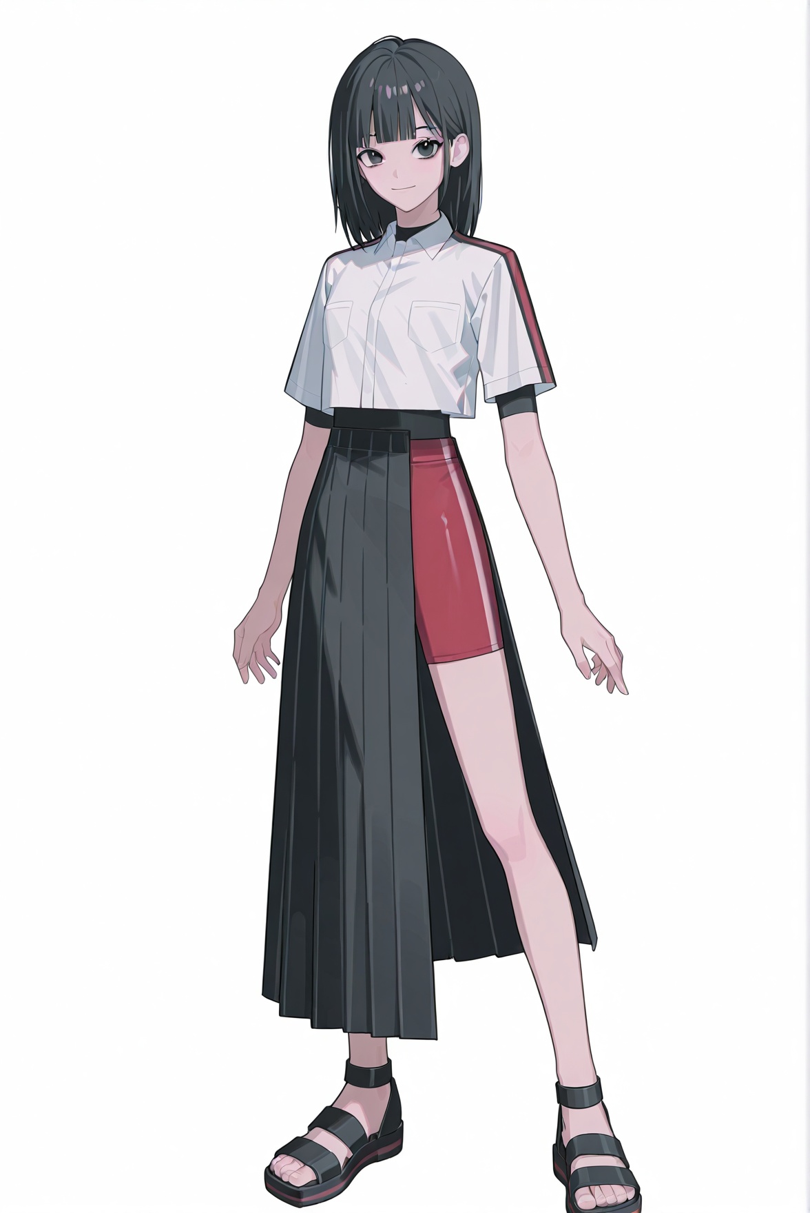 white shirt,  collared shirt,  school uniform on Tensor.Art