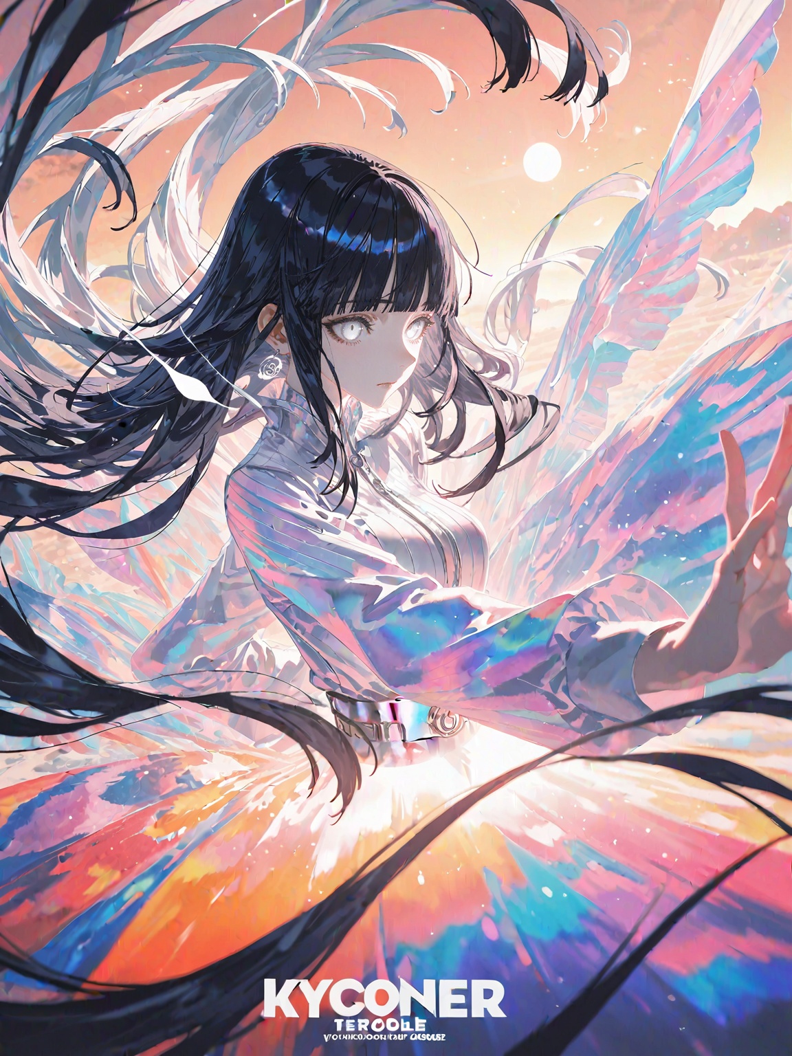 hyuuga hinata Naruto,konohagakure symbol,konohagakure symbol,1girl,hyuuga hinata,solo,long hair,blunt bangs,black hair,konohagakure symbol,(white eyes:1.5),close-up details,outstanding style,adding a touch of dimension to your images without compromising details,whirls of vapor,iridescent textures,(Anime:1.1),ethereal ambiance,delicate details,magical high-concept,32K UHD,sharp focus,best-quality,masterpiece,golden hour,unconventional supreme masterpiece,masterful details,temperate atmosphere,with a high-end texture,in the style of fashion photography,photography,cover,dynamic angle,dynamic posture,(artist:quasarcake:0.8),extreme aesthetic,(wlop:0.6),(honjou raita, lack, rella:0.5, wanke),masterpiece,best quality,good quality,very aesthetic,absurdres,visual impact,a shot with tension,ultra-high resolution,32K UHD,sharp focus,best-quality,masterpiece,emotionalization,unconventional supreme masterpiece,masterful details,temperate atmosphere,with a high-end texture,in the style of fashion photography,(visual impact:1.2),giving the poster a dynamic and visually striking appearance,impactful picture,official art,colorful,splash of color,movie perspective,masterpiece,best quality,amazing quality,very aesthetic,absurdres,best quality,newest,