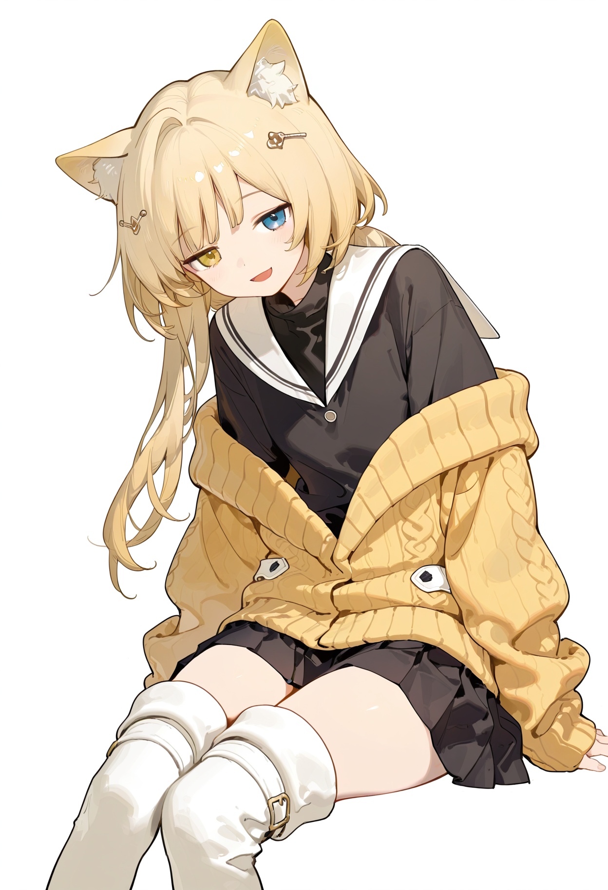 yemo001,  1girl,  cat ears on Tensor.Art
