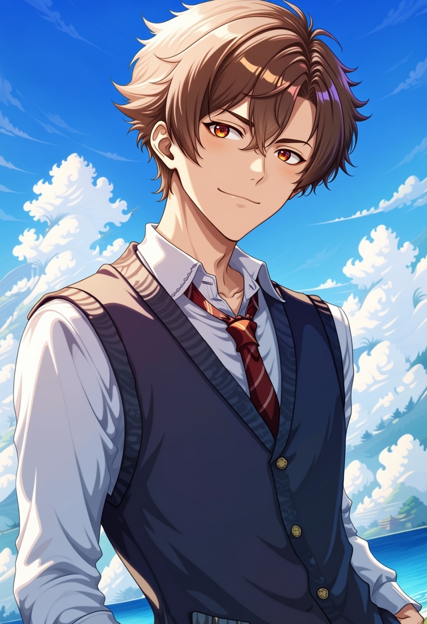 1boy,  male focus,  solo on Tensor.Art