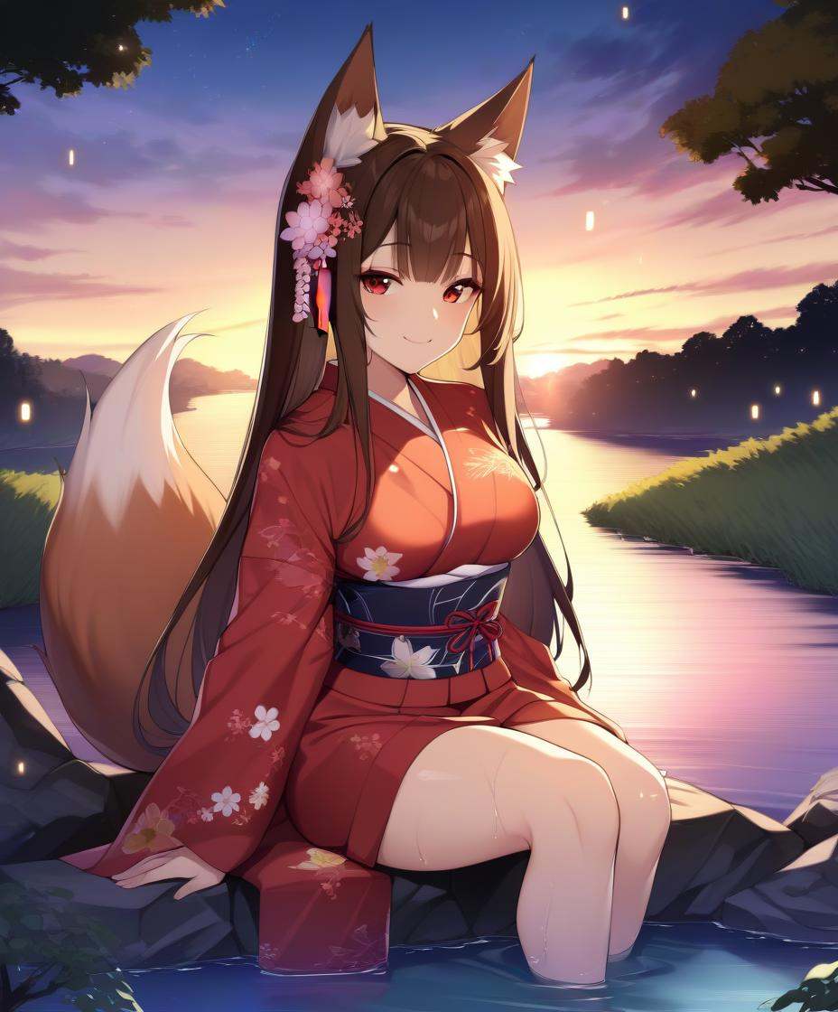 1girl,  long hair,  animal ears on Tensor.Art