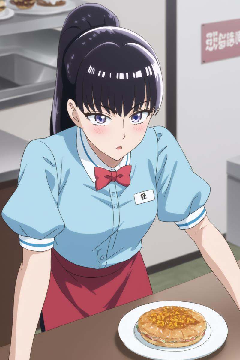 tachibana akira,  long hair,  black hair on Tensor.Art