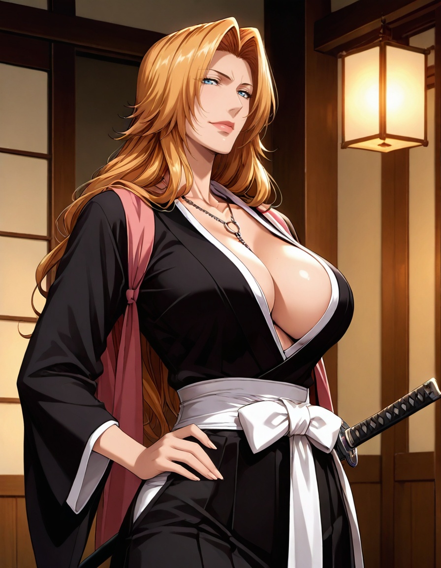 1girl,  solo,  matsumoto rangiku on Tensor.Art