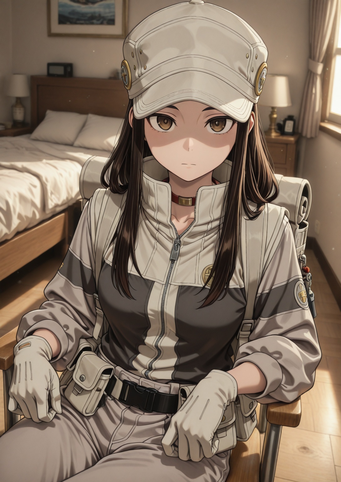 "1girl,  solo,  bedroom on Tensor.Art