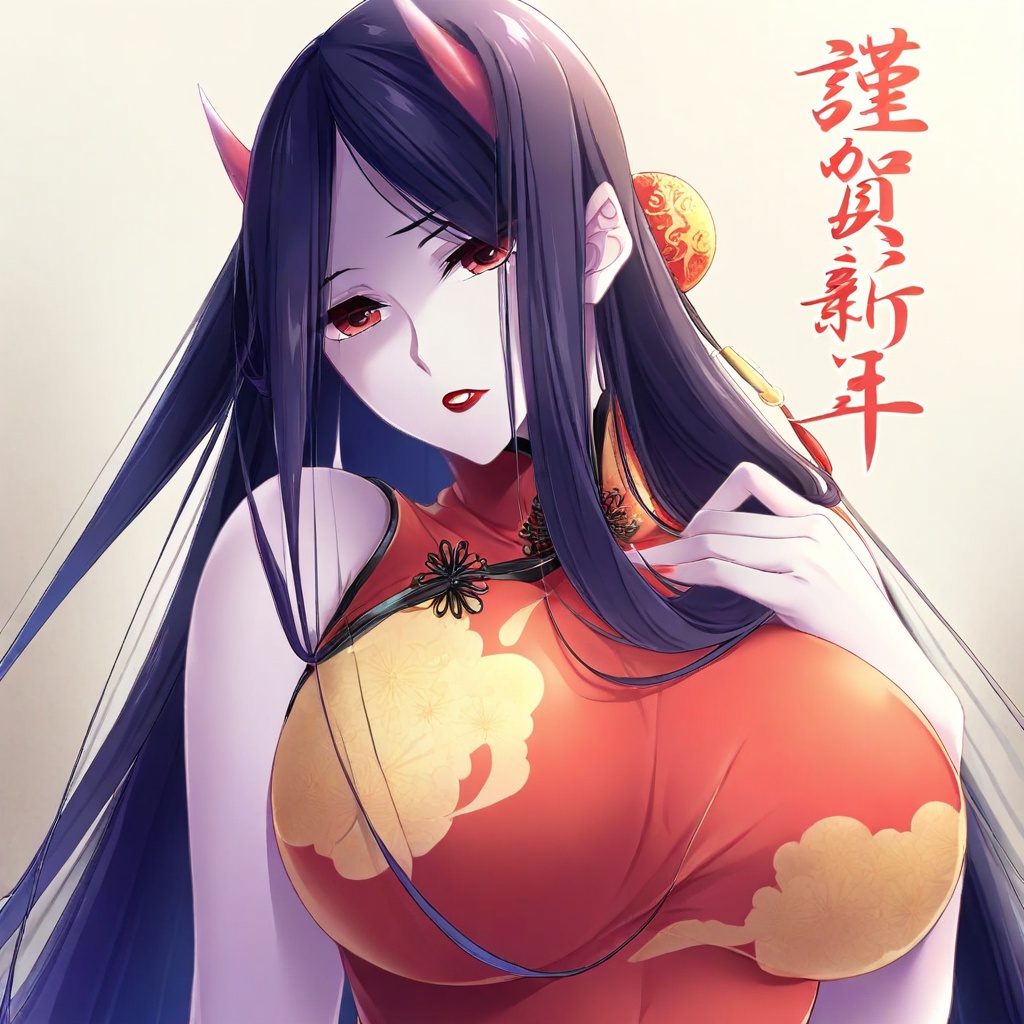 yasha-cc,  black hair,  very long hair on Tensor.Art