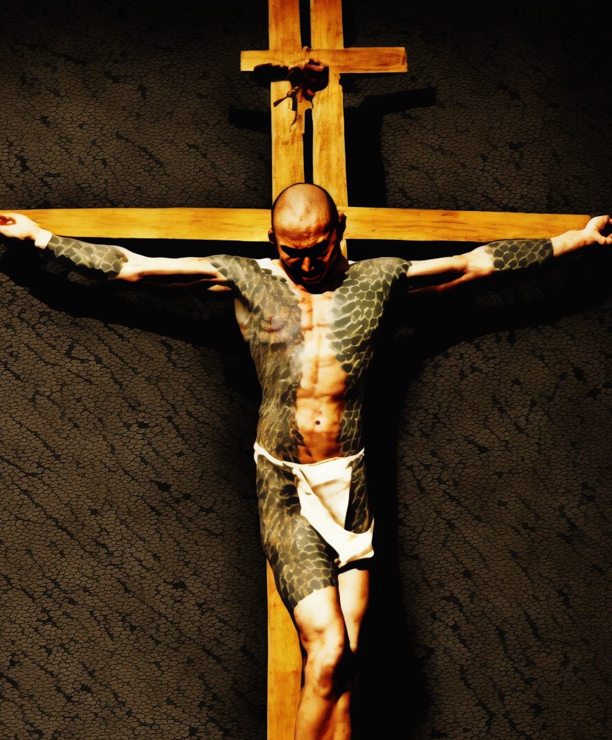 onto a cross,  1girl,  wabori on Tensor.Art