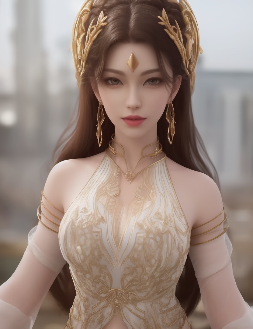 ultra realistic 8k cg, picture-perfect face, flawless, clean, masterpiece, professional artwork, famous artwork, cinematic lighting, cinematic bloom, perfect face, beautiful face, beautiful eyes, ((perfect female body, narrow waist)), red eyes, gorgeous queen, royal, divine, goddess, godlike, (royal palace), fantasy, dreamlike, unreal, science fiction, , beautiful clothes, lace, lace trim, lace-trimmed legwear, nsfw, breasts out,  (rich:1.4), prestige, luxury, jewelry, diamond, gold, pearl, gem, sapphire, ruby, emerald, intricate detail, delicate pattern, sexy, charming, alluring, seductive, erotic, enchanting, hair ornament, necklace, earrings, bracelet, armlet, ,(solo:1.5, ) (1girl:1.8),(,gigantic breasts,)<lora:DA_HenRenDaDi:0.5>
