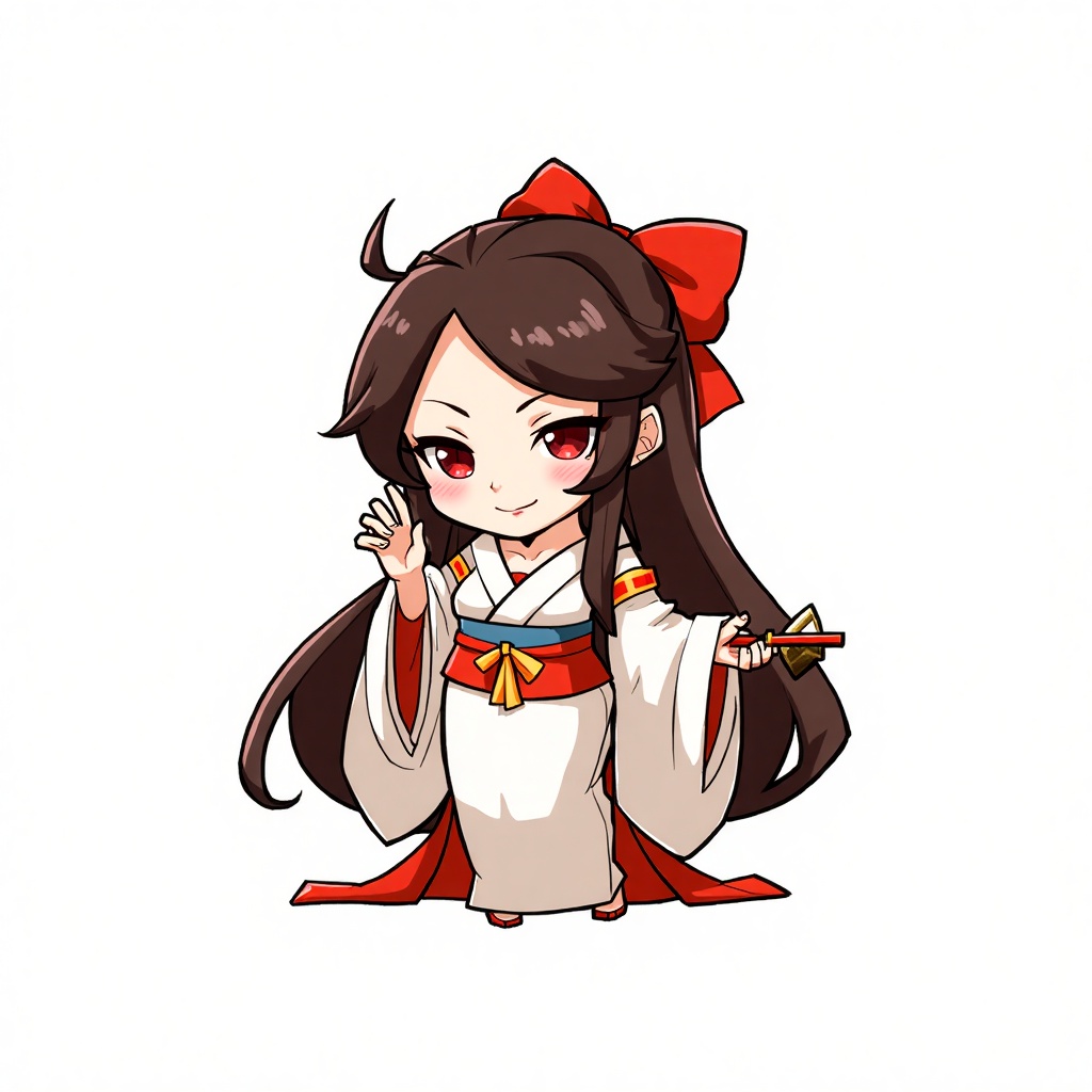 GFQJ,GFQJ,anime girl in a white kimono with a red bow,full body xianxia,hua cheng,flowing hair and long robes,full body wuxia,xianxia fantasy,wuxia,chibi art,wearing flowing robes,Yuan Yao,in style of pan ren wei,xianxia,white hanfu,xianxia hero,hanfu,Li Fangying,chibi,chibi style,flowing robe,anime chibi,full character body,nezha,cute character,style of feng zhu,wearing a long flowing robe,nanquan,Wang Yuan,official fanart behance hd,flowing robes,in a cloak with long hairs,single character full body,cute pocelain doll,long flowing brown hair,