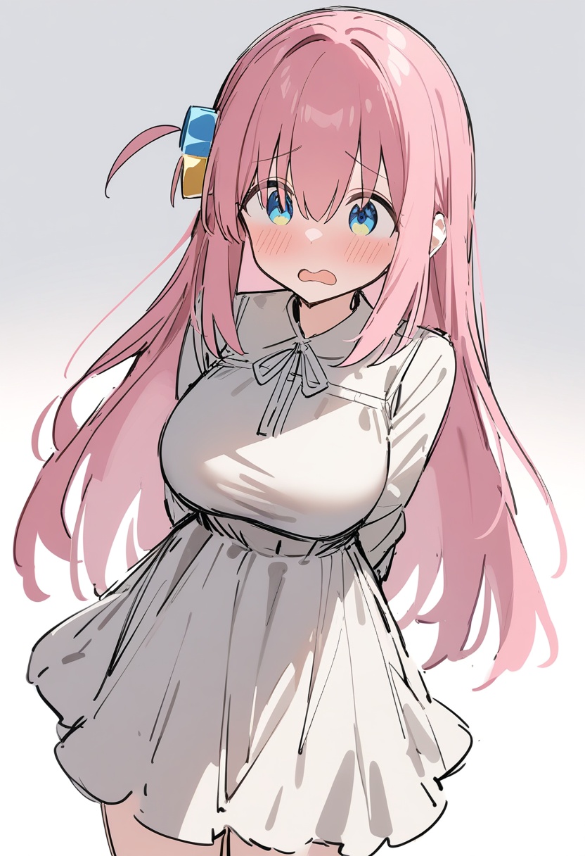 1girl,  solo,  gotoh hitori on Tensor.Art