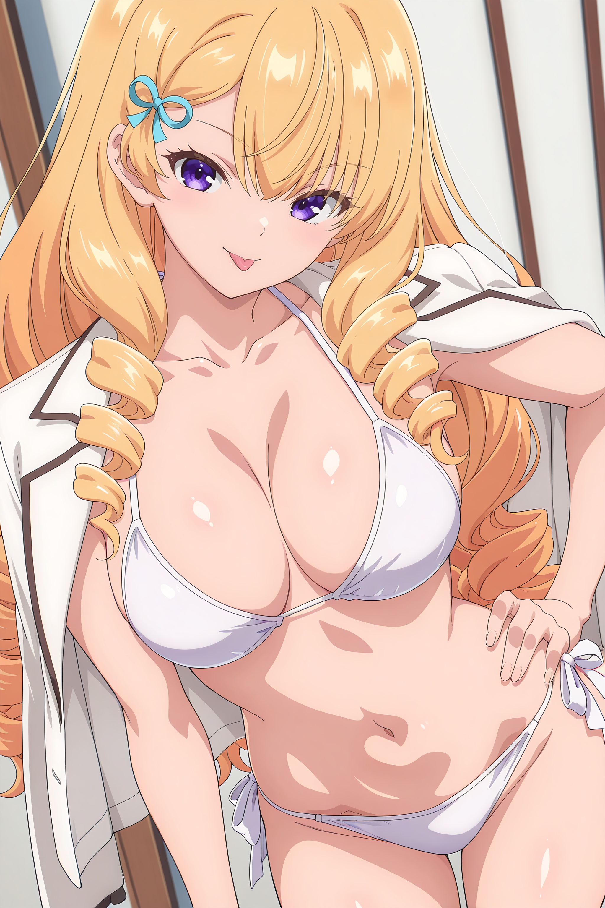 tennouji_mirei-saijonoosewa,  1girl,  blonde hair on Tensor.Art