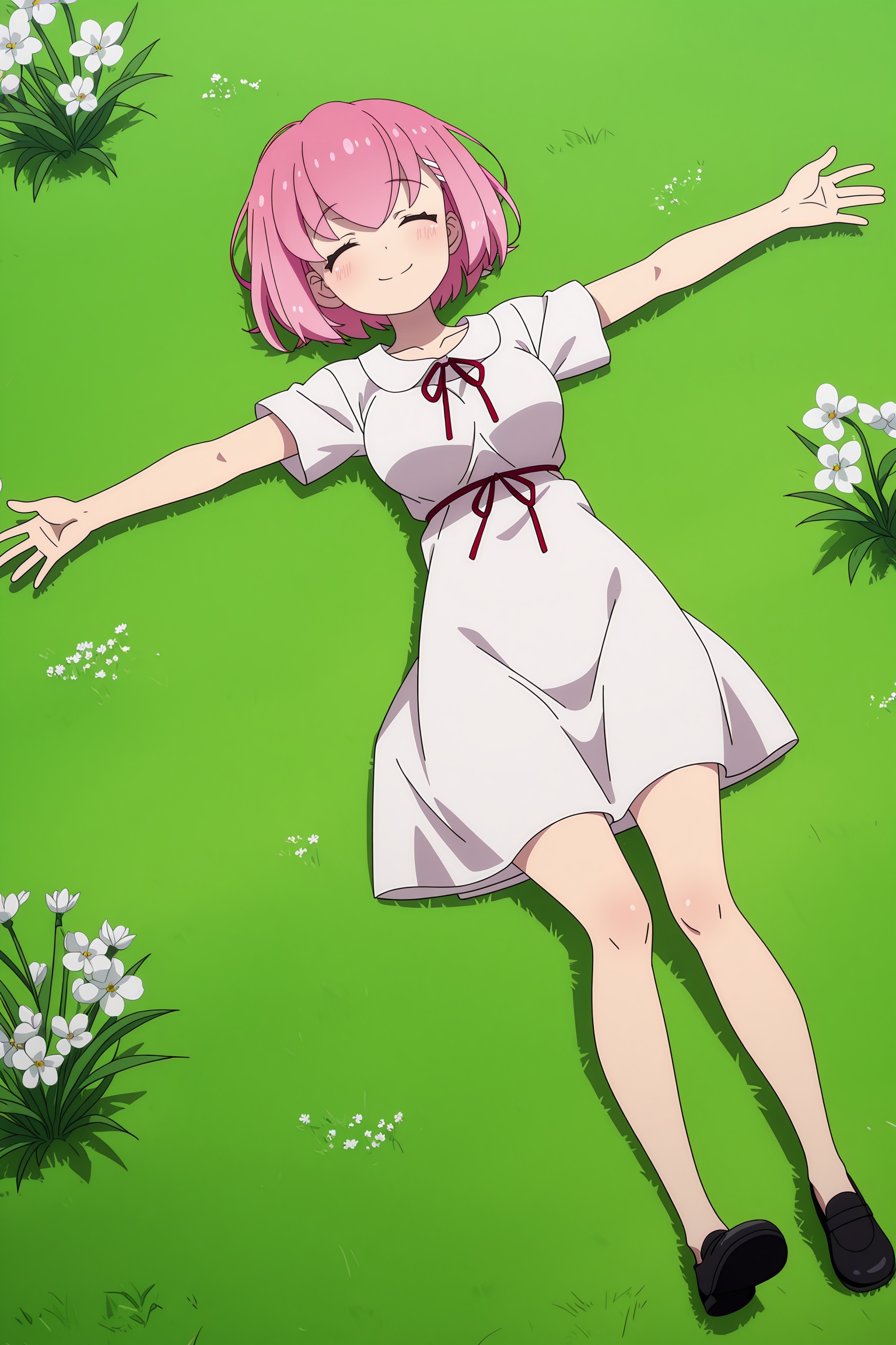 Kurumi Fukuga,  solo,  closed eyes on Tensor.Art