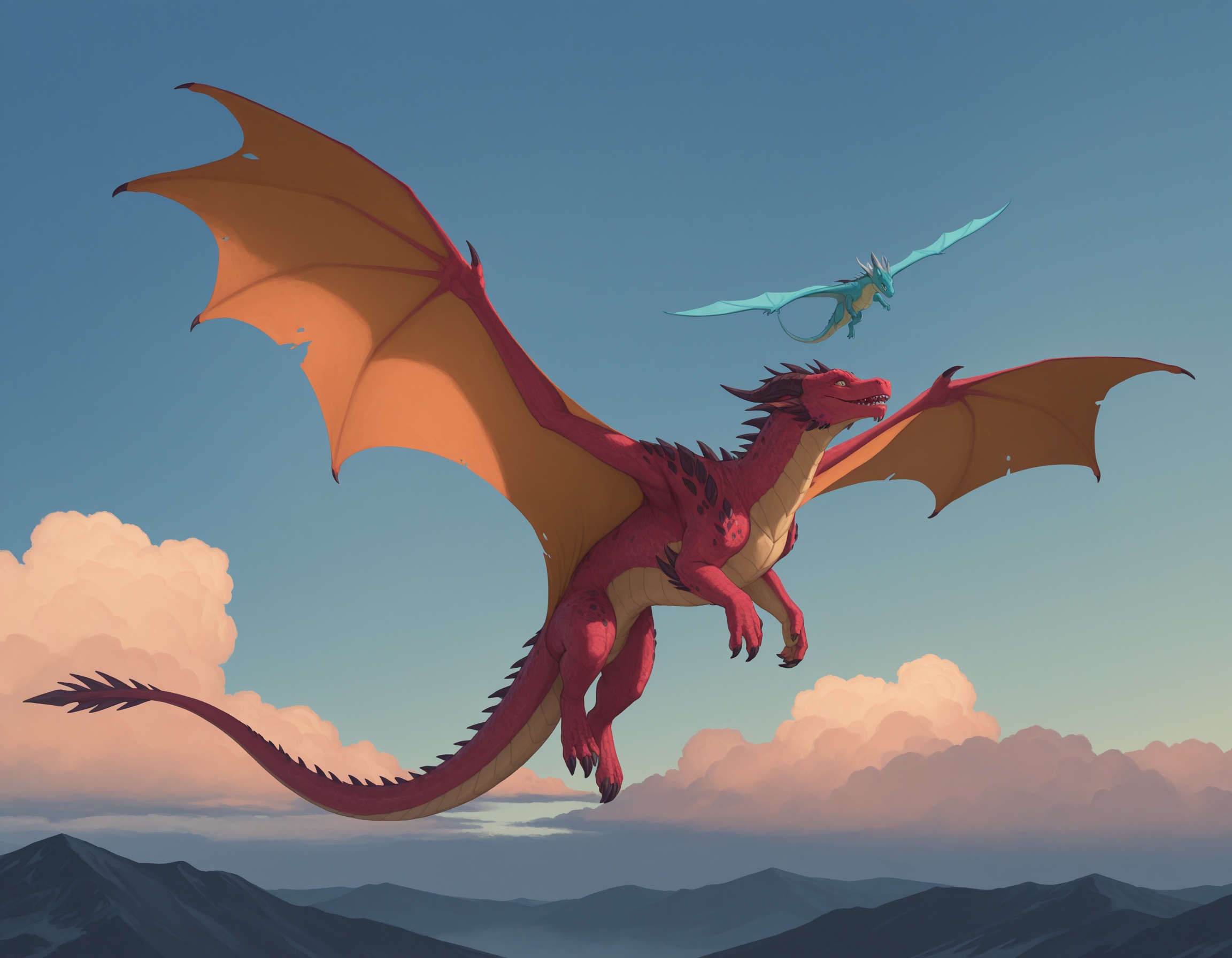 dragon,  western dragon,  reptile on Tensor.Art