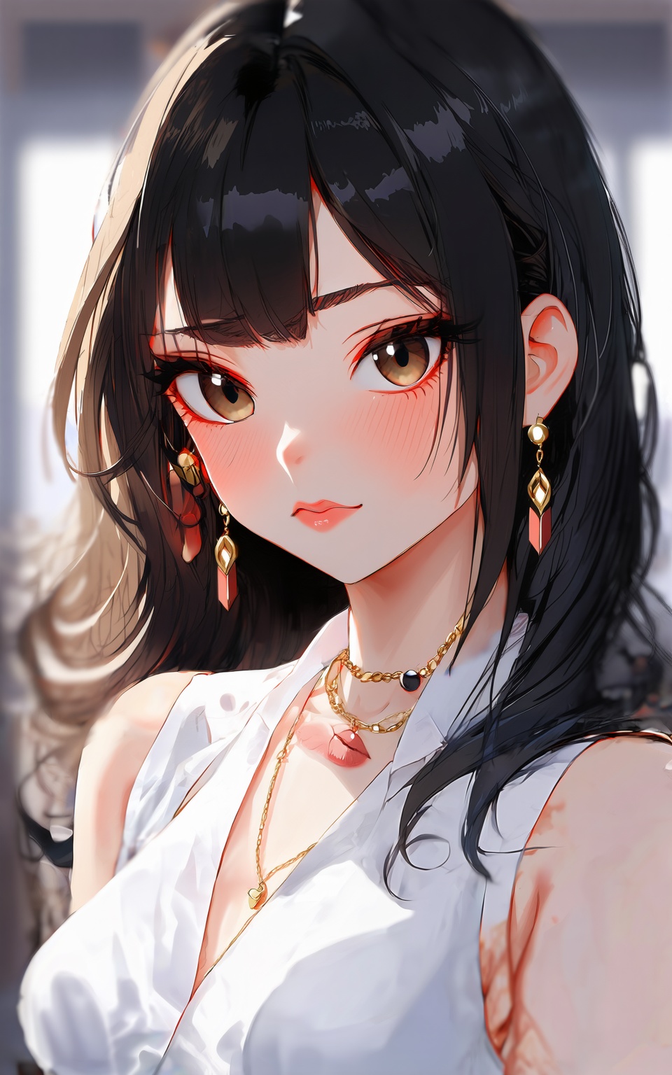 anime style,  anime girl,  long hair on Tensor.Art