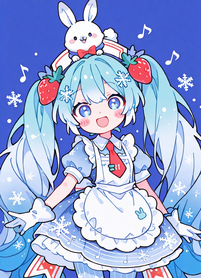 yuki miku,  hatsune miku,  1girl on Tensor.Art