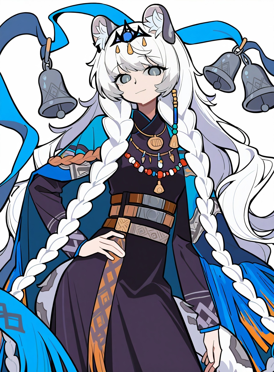 xuebao,  1girl,  animal ear fluff on Tensor.Art
