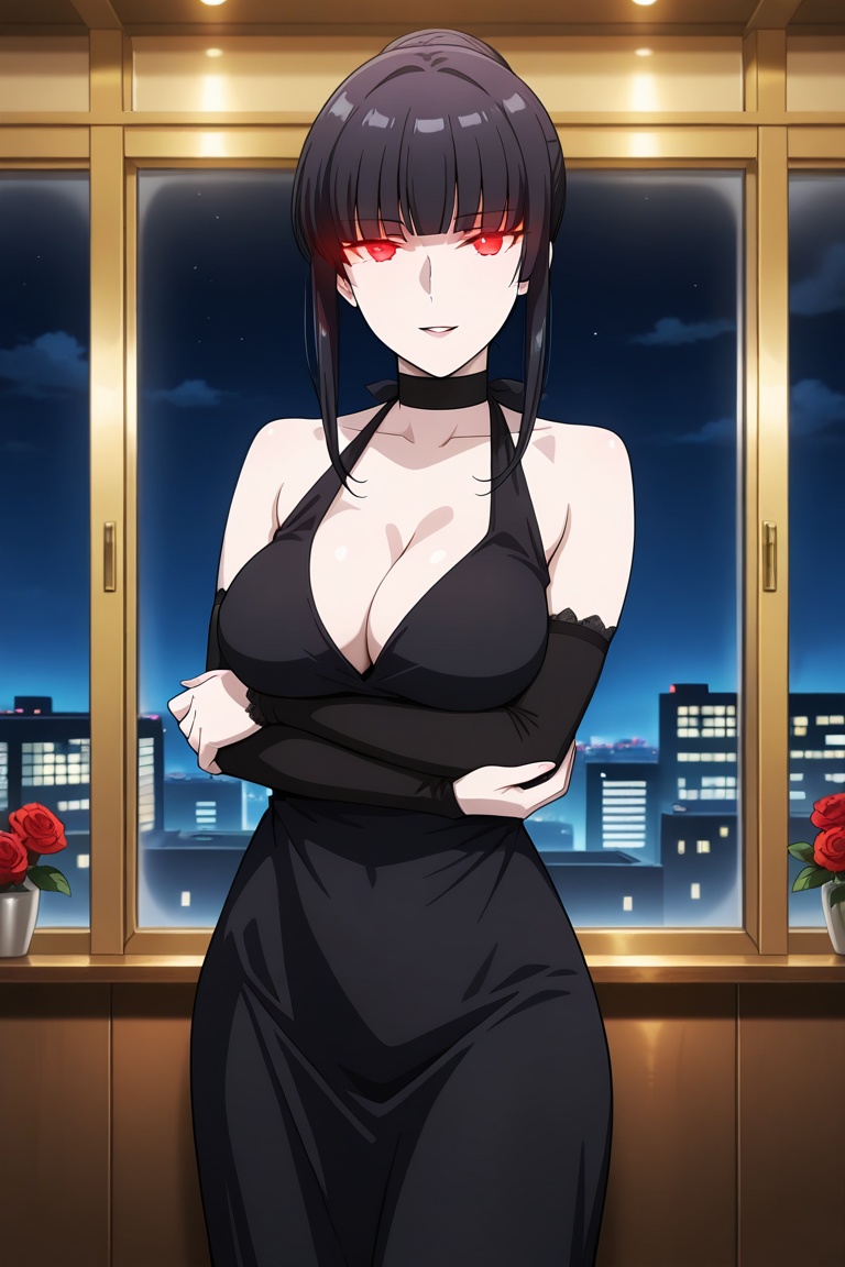 Shibata,  solo,  blunt bangs on Tensor.Art