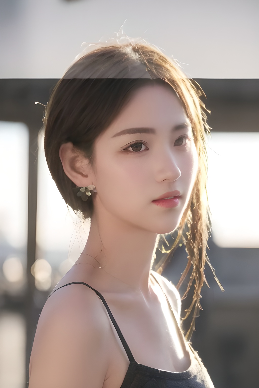 <lora:0828_06:0.4>,1 girl,looking_at_viewer,(front view:1.2),(eye-contact:1.4),solo,((shiny_skin)),, 1girl,realistic,masterpiece, best quality, photorealistic, HDR,detail
