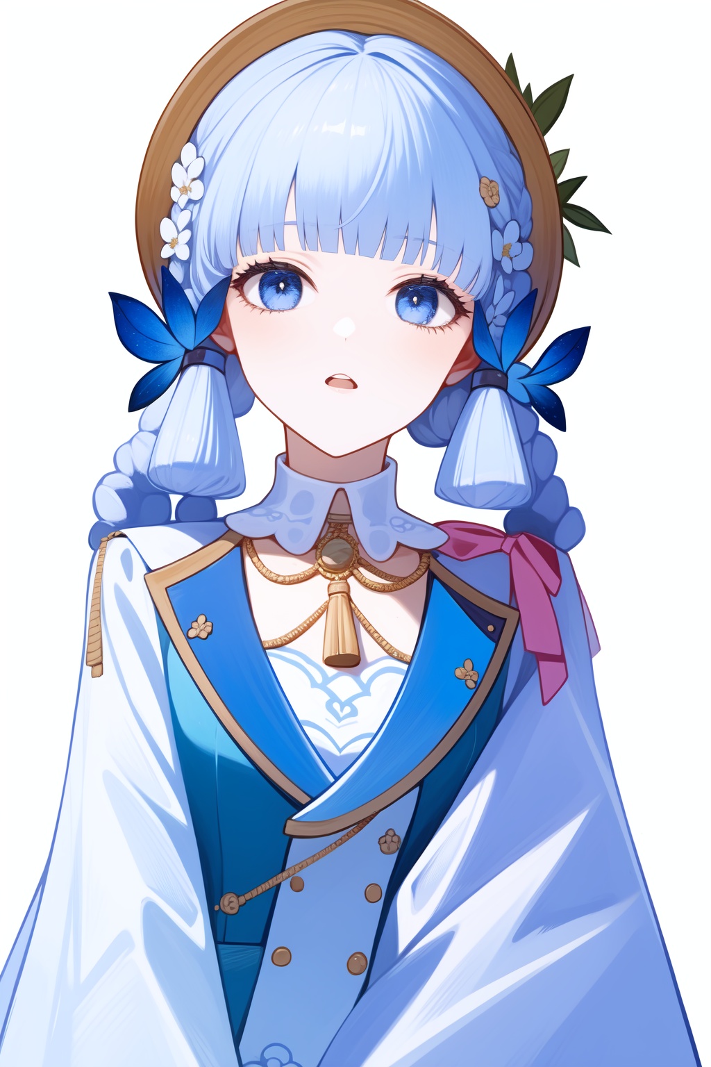 a girl named kamisato,  kamisato,  official alternate costume on Tensor.Art