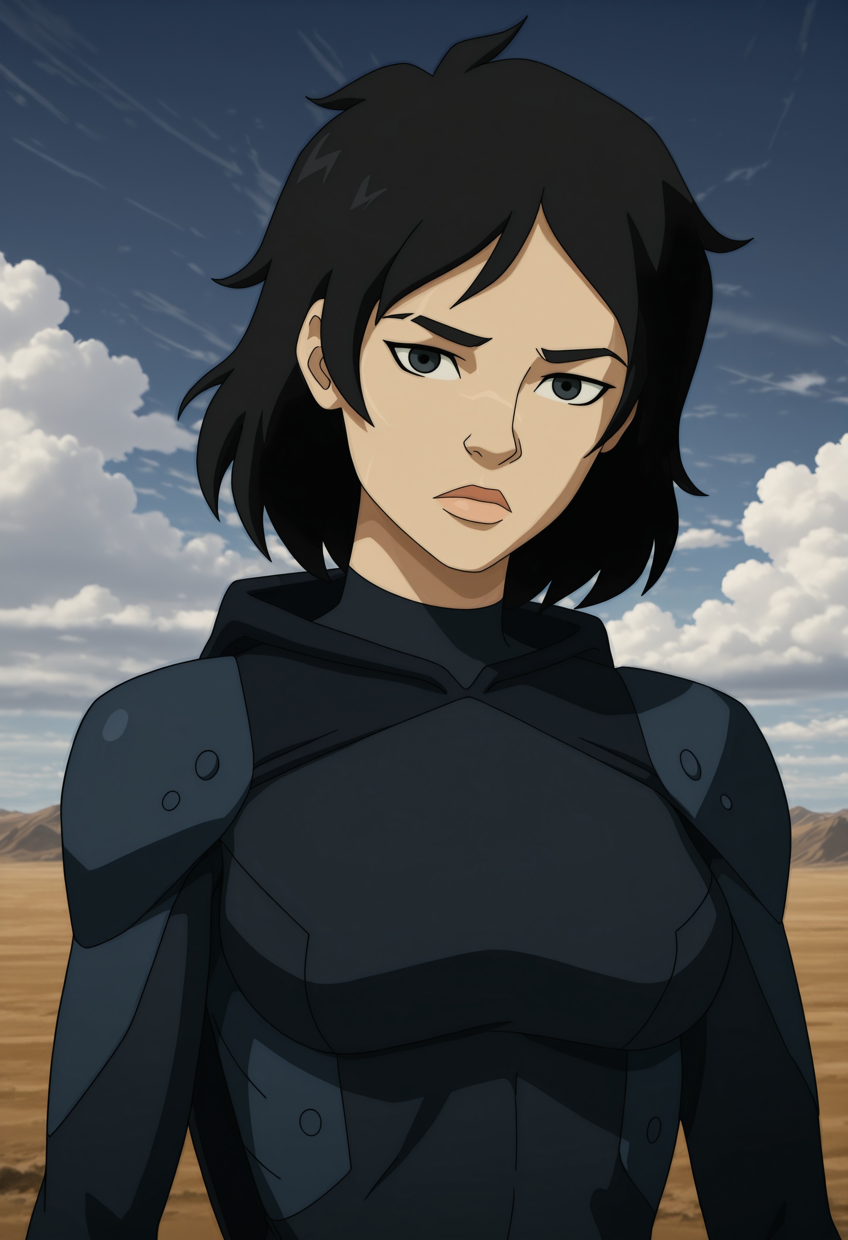 rphilf,  black hair,  bodysuit on Tensor.Art