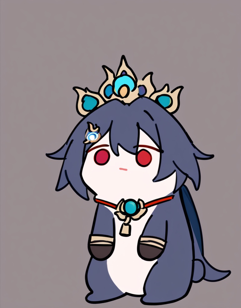 masterpiece, best quality, <lora:ponntaitachi-xl:1>,chibi,no humans, <lora:unnri-xl:1>,yunli (honkai: star rail)
