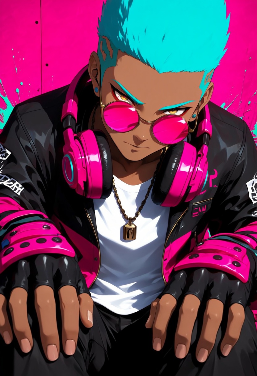 1boy,  gloves,  jewelry on Tensor.Art