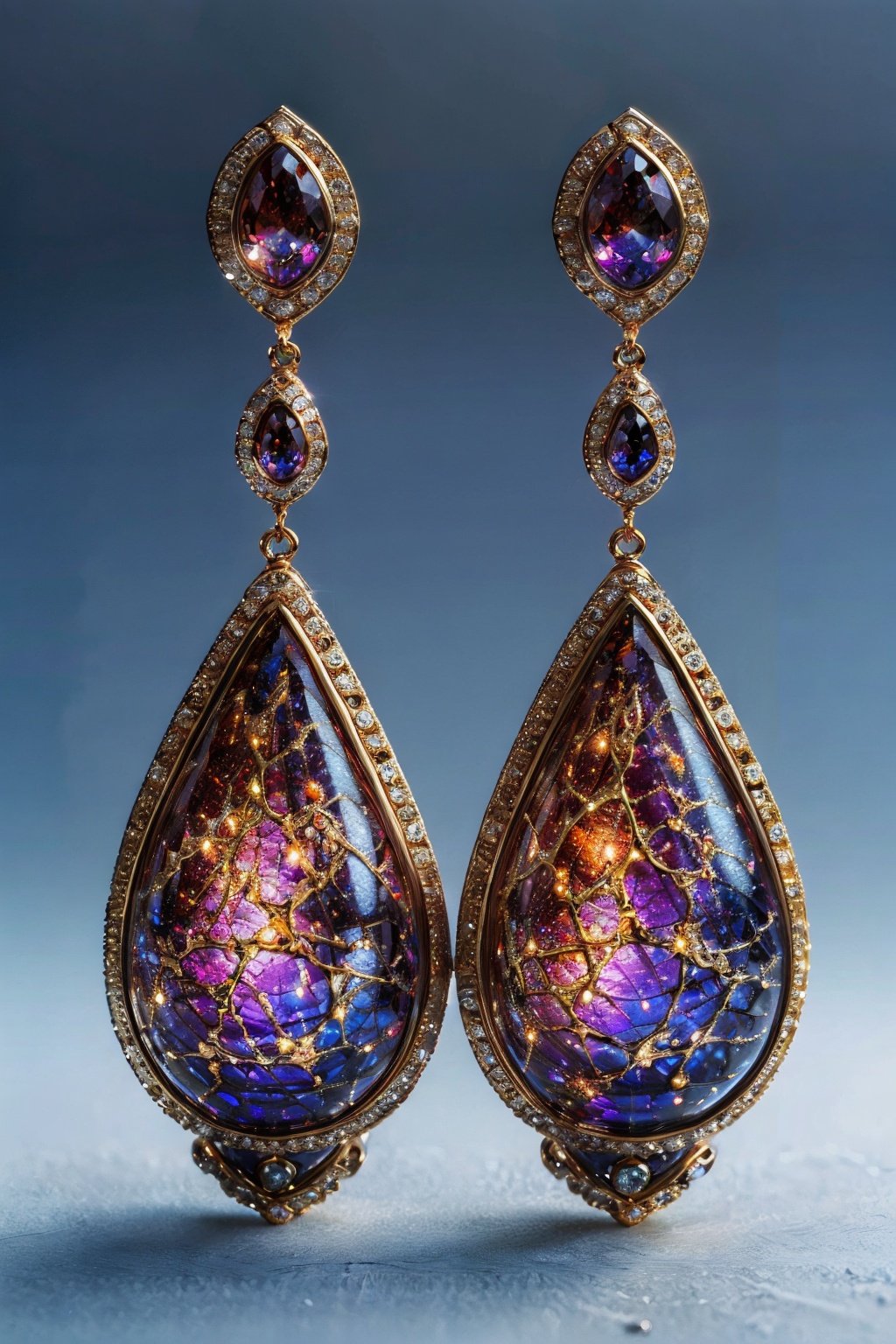 (masterpiece),((best quality)),(Ultra Detailed),Rich details,Perfect image quality,gradient background,earrings,