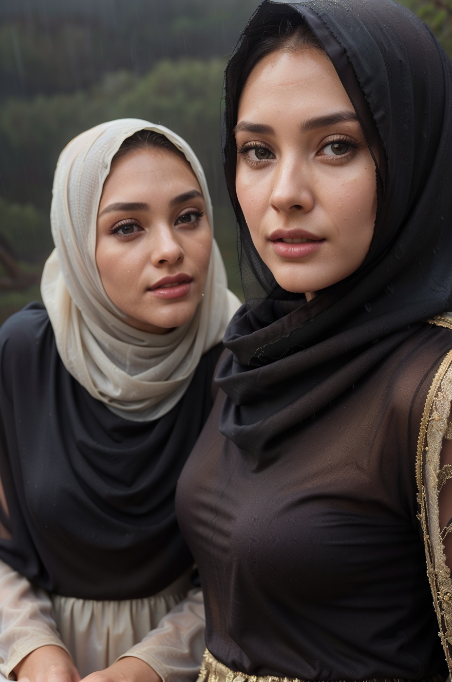 girl in full hijab,  , on Tensor.Art