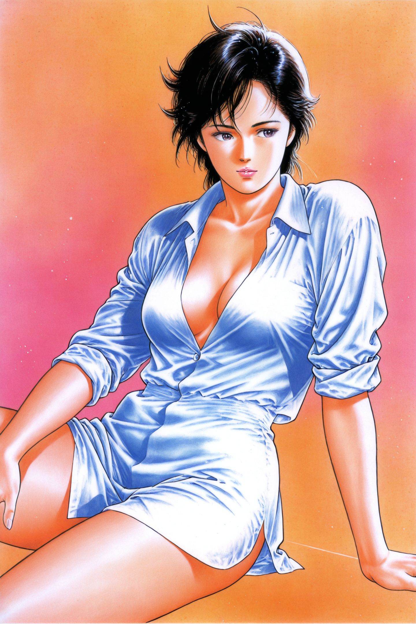 Tsukasa Hojo Style,  Makimura Kaori,  1girl on Tensor.Art