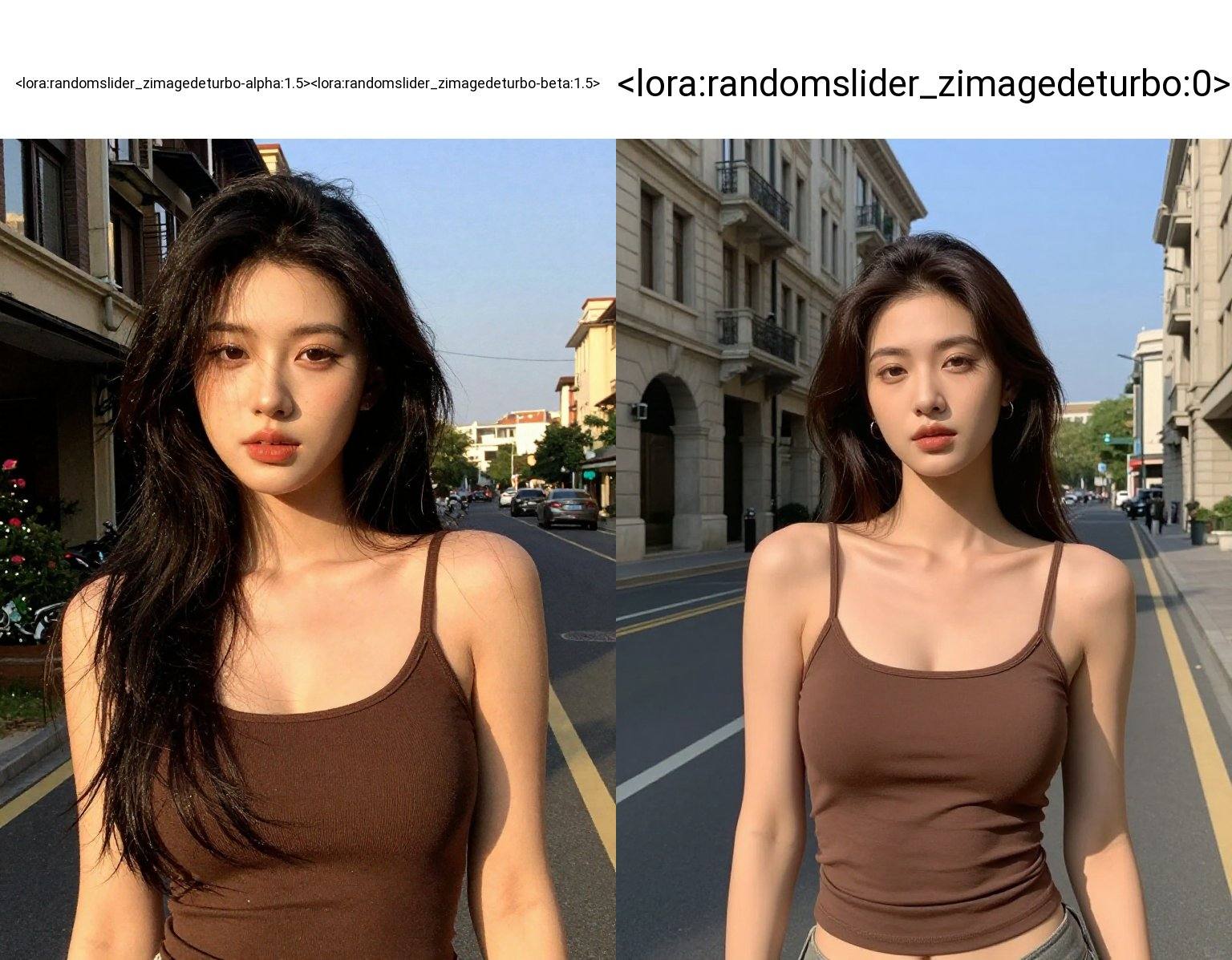 1girl,  street,  cleavage on Tensor.Art